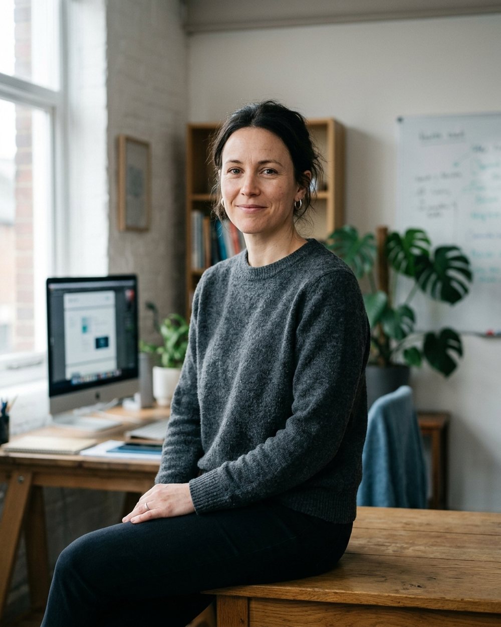 Agency owner, portrait orientation